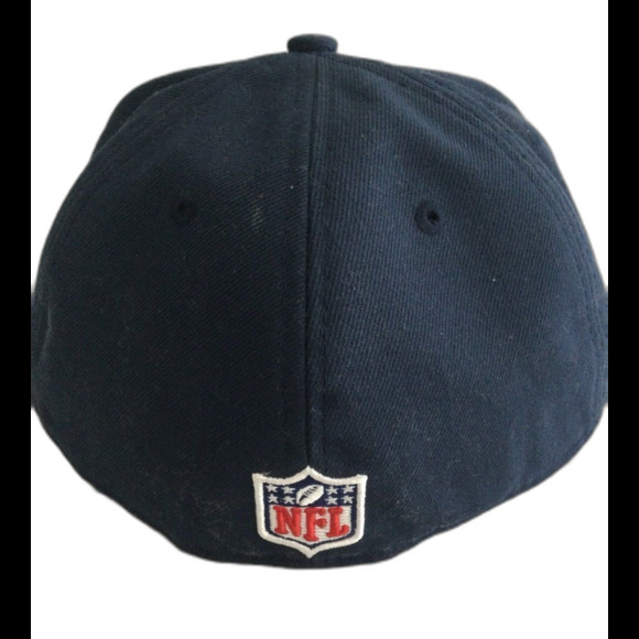 New Era Cap Hat Unisex Size 7 1/4” Color Navy Denver Broncos Fitted Baseball - Picture 2 of 7